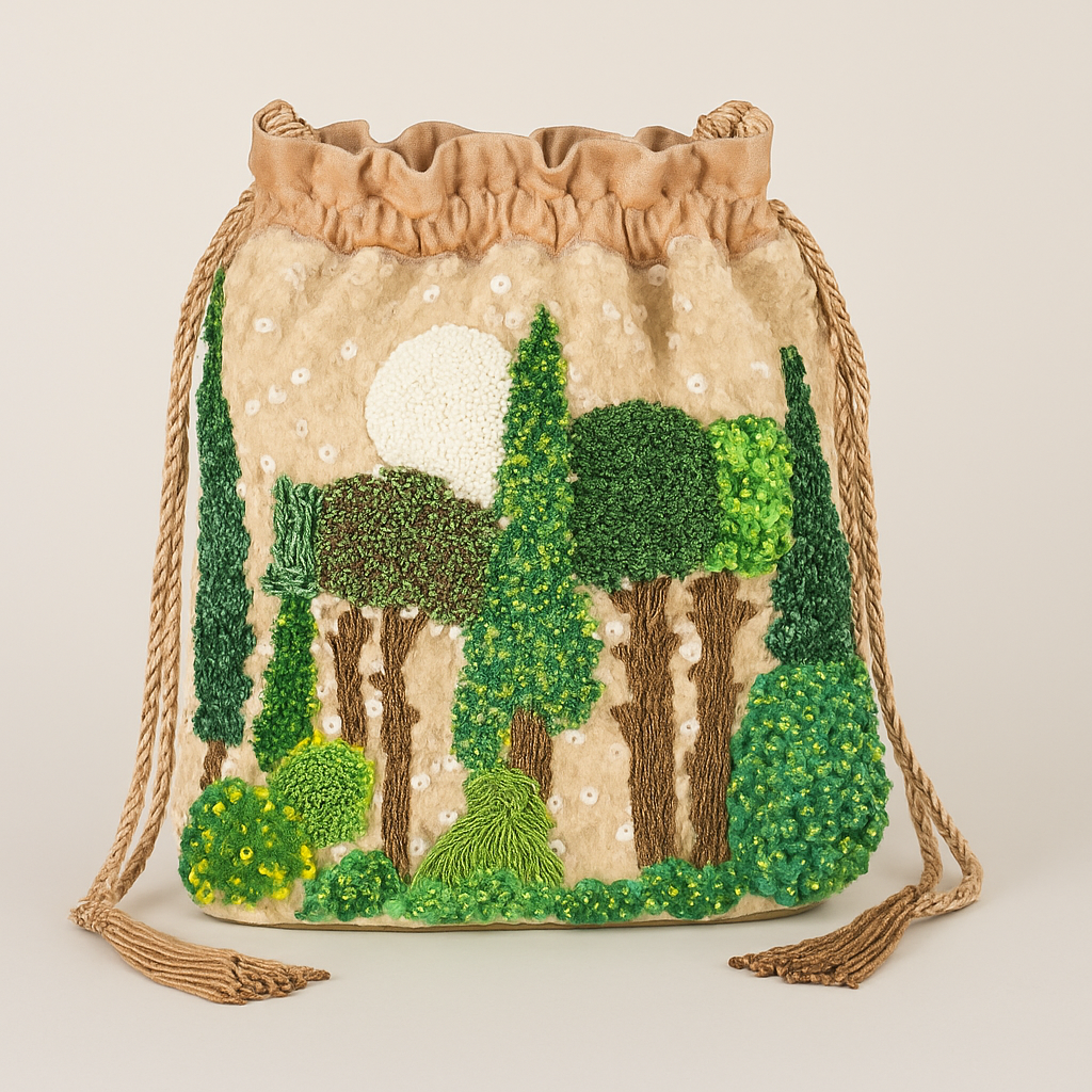 Enchanted Forest Bucket Bag