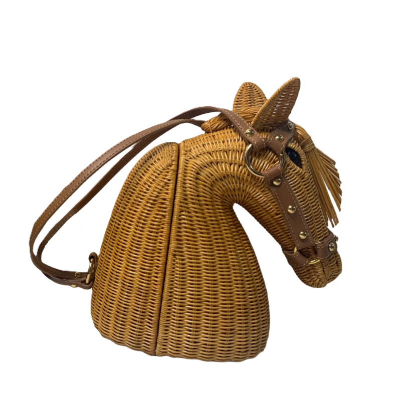 Scott Horse Wicker Bag