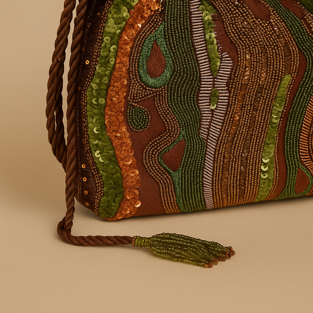 Tree Bark Bucket Bag