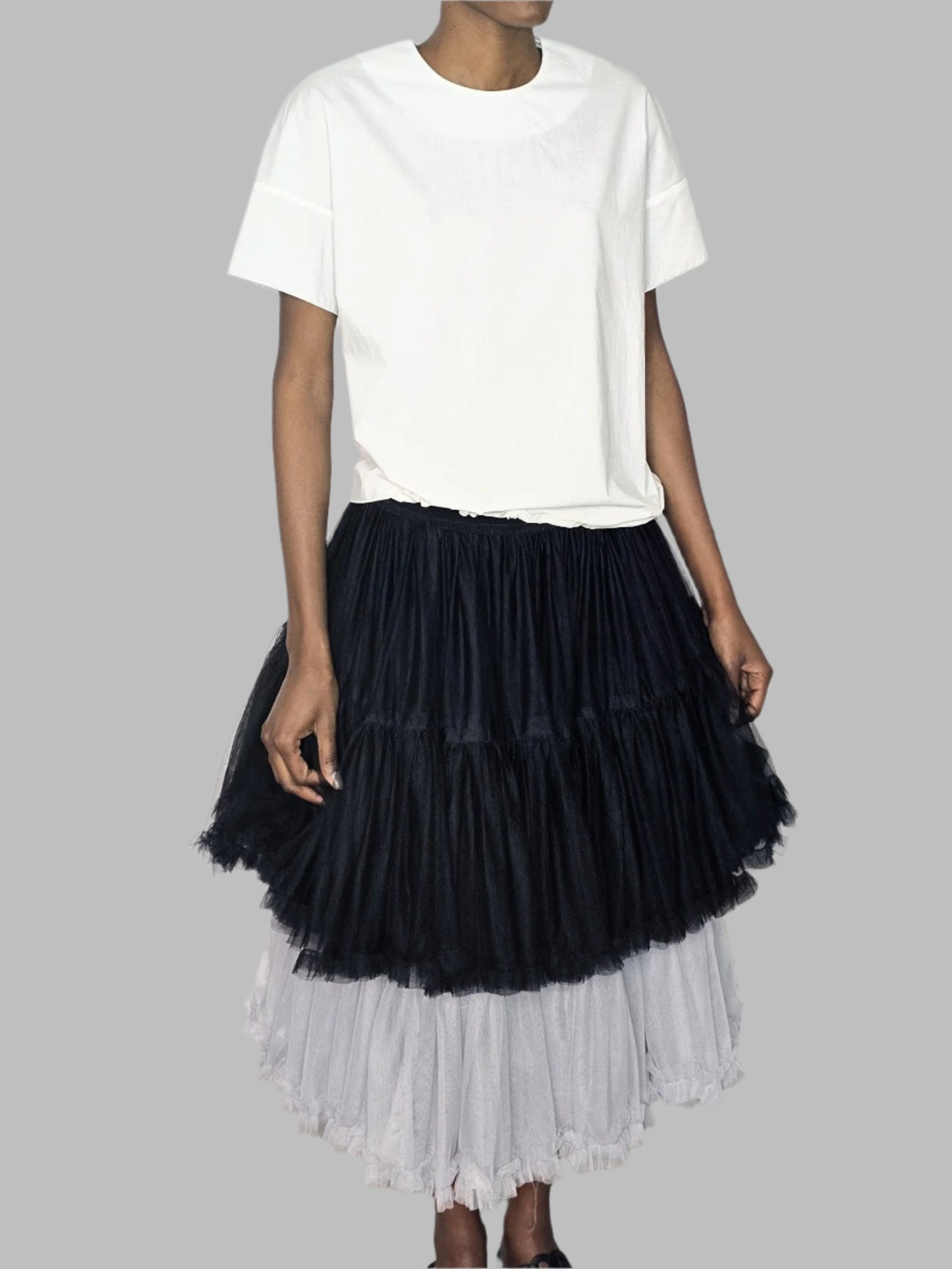 Poplin Loose Shirt with Band