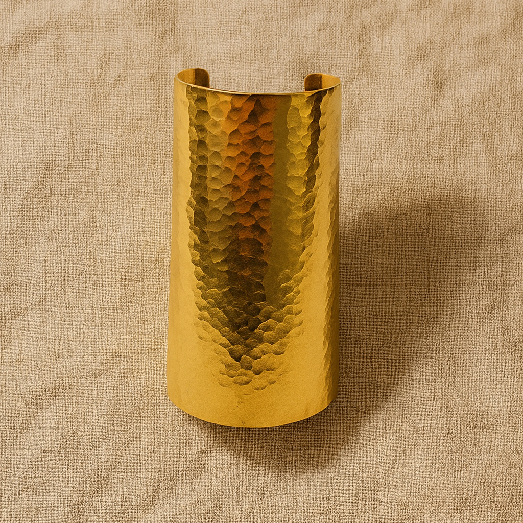 Amber Gold plated Brass Bracelet