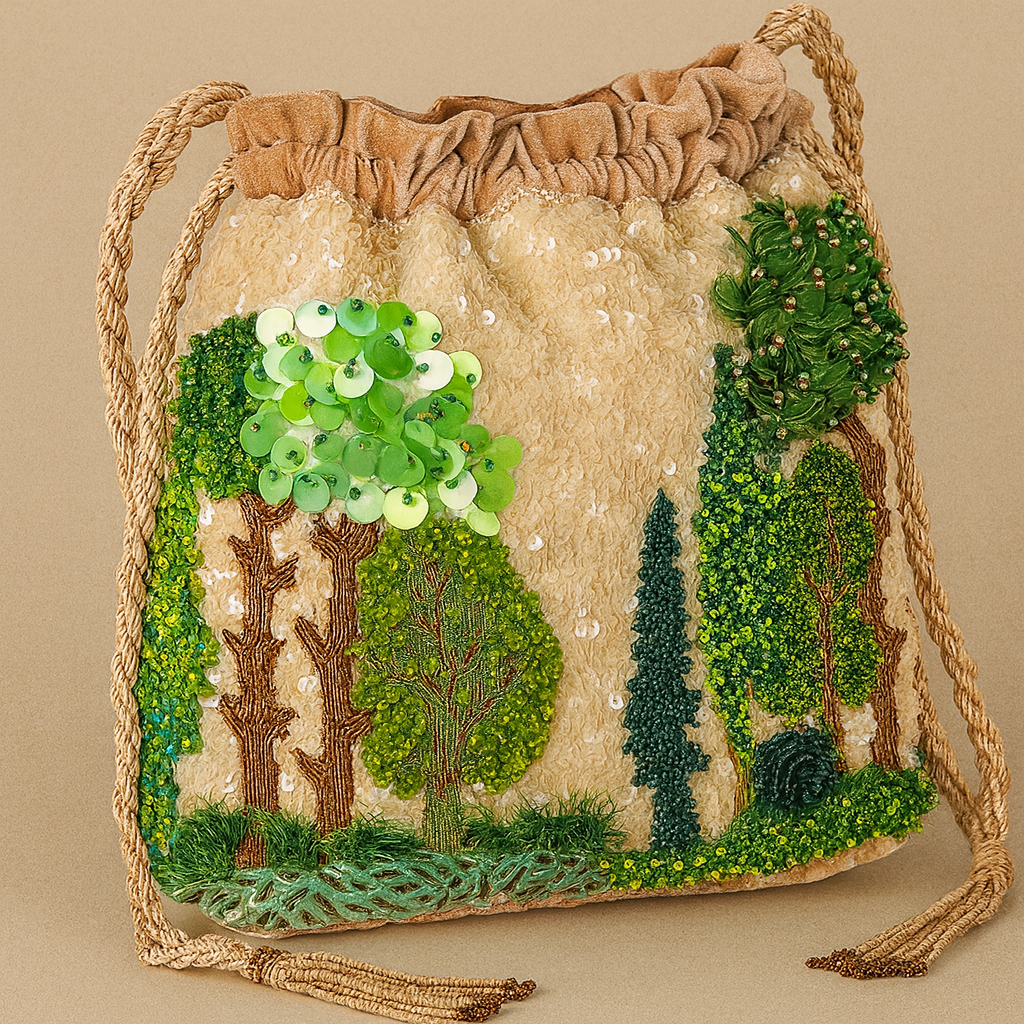 Enchanted Forest Bucket Bag