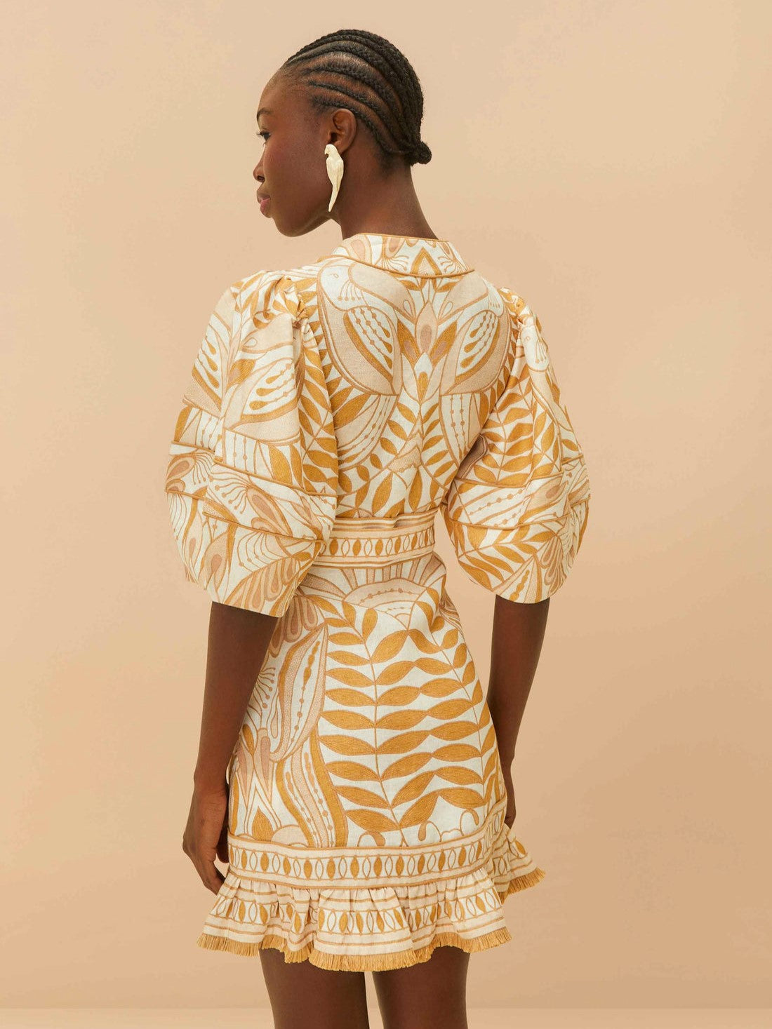 Lace Nature Mini Dress