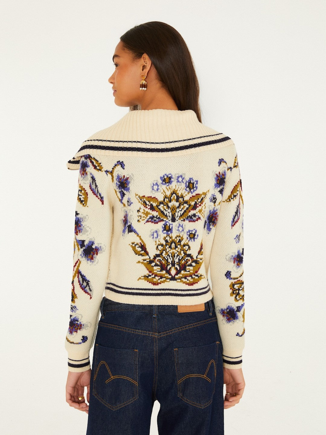 Farm Rio Golden Nature Knit Cardigan