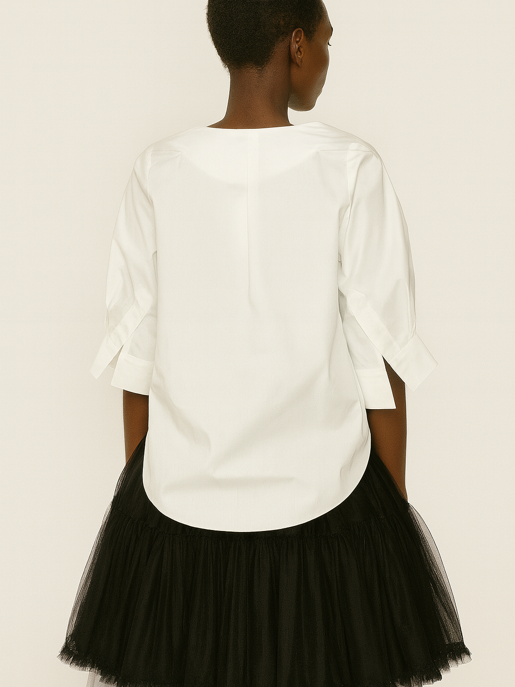 1/2 Sleeve Loose Shirt