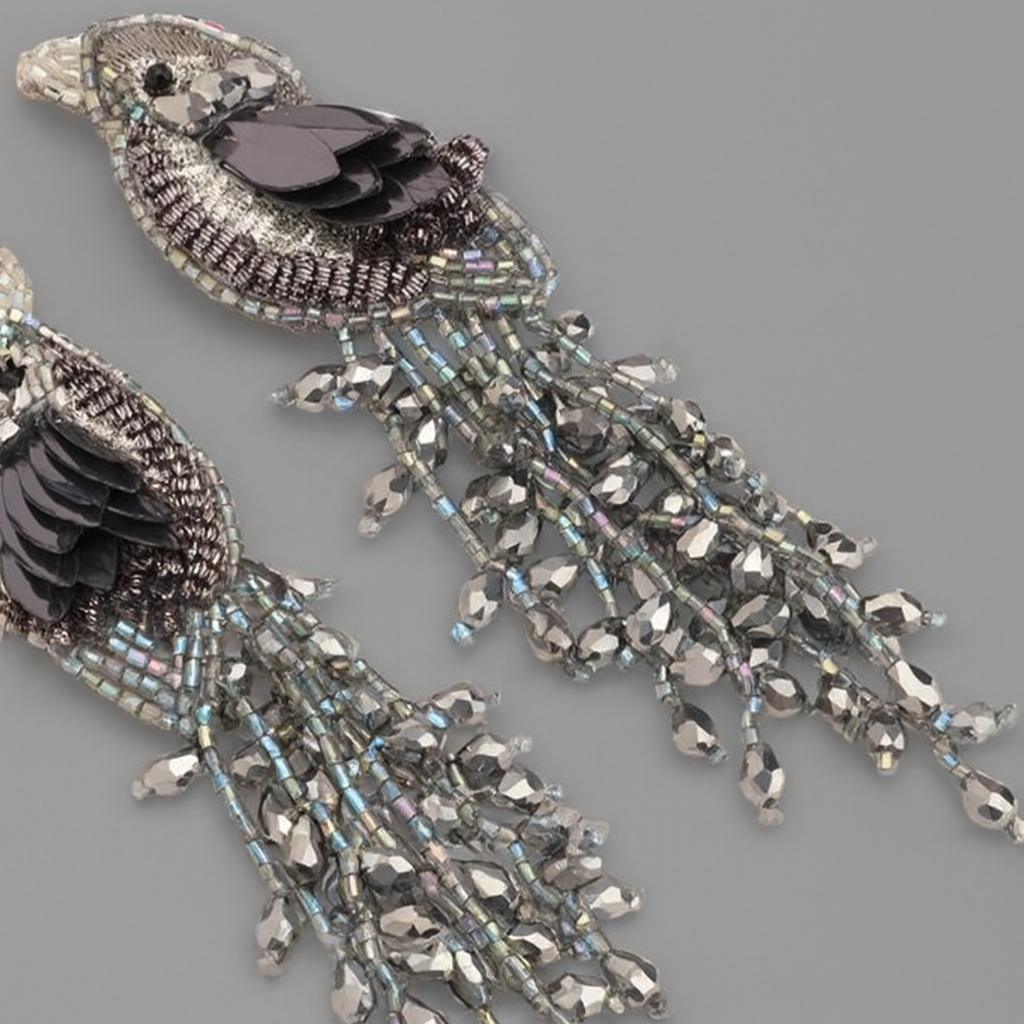 Kingfisher Earrings Silver