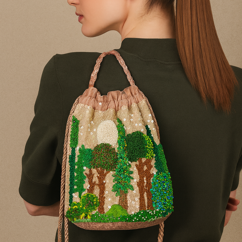 Enchanted Forest Bucket Bag