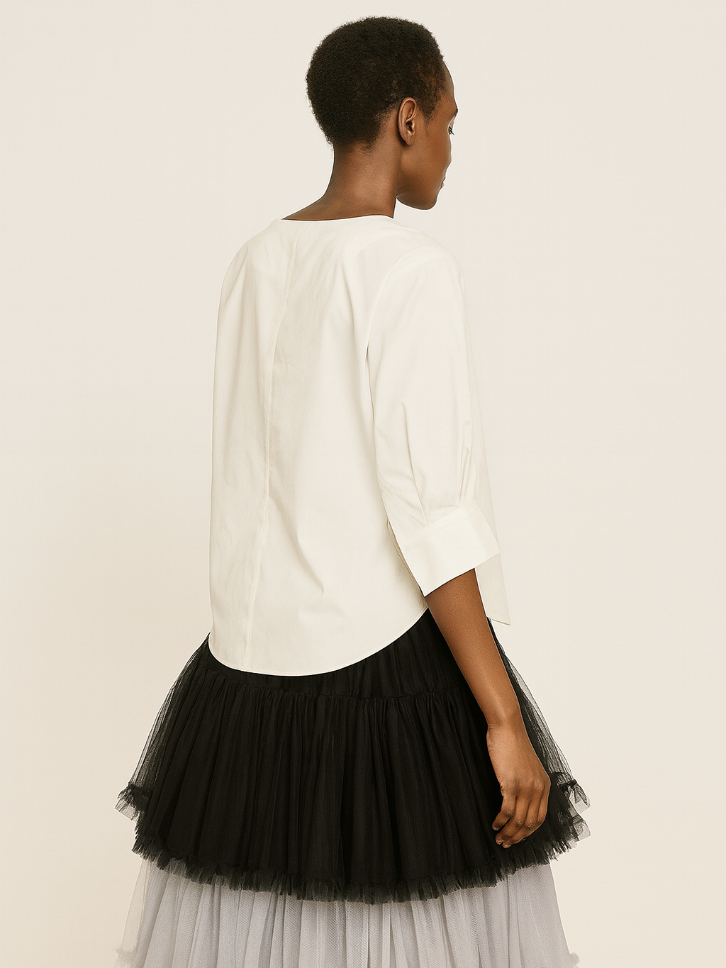 1/2 Sleeve Loose Shirt