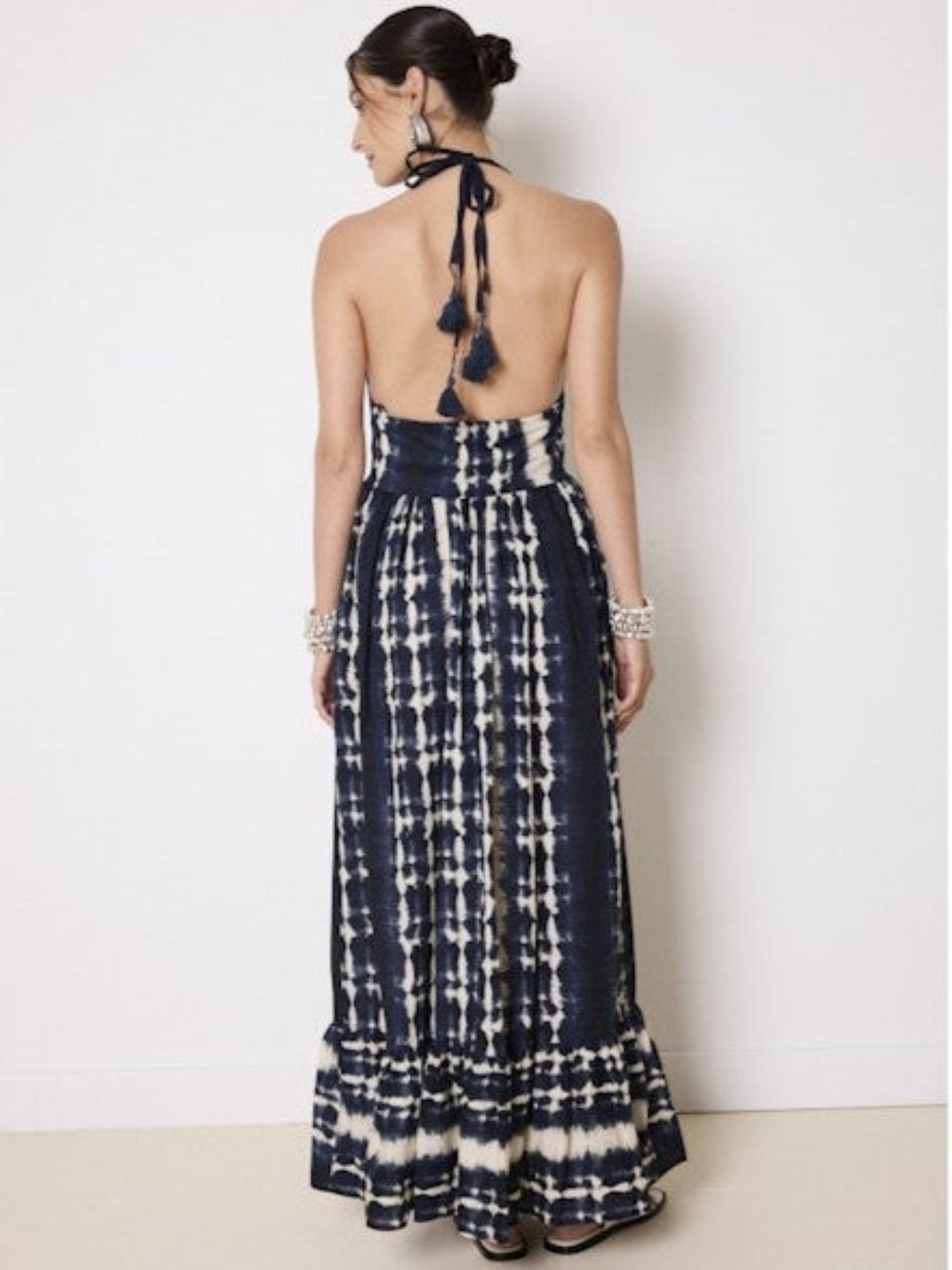 Shaleen Marine Tie & Dye cotton dress