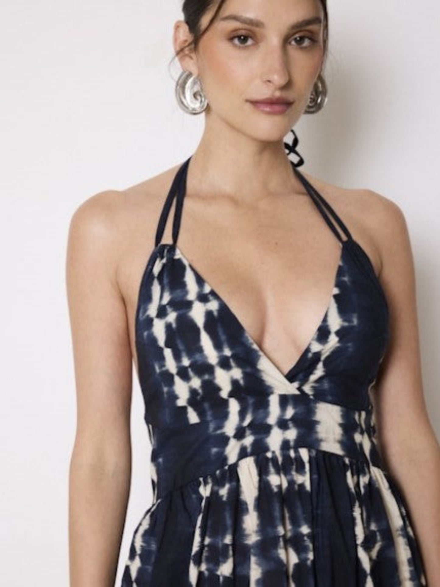 Shaleen Marine Tie & Dye cotton dress