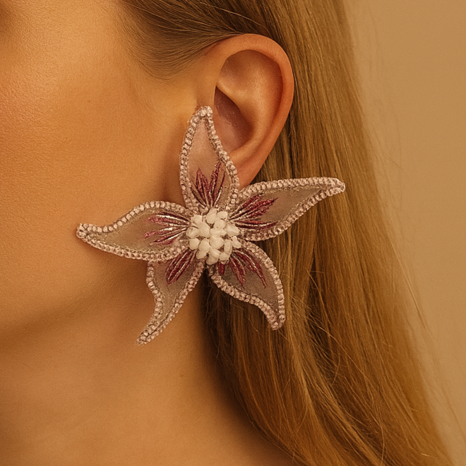 Star Flower Earrings