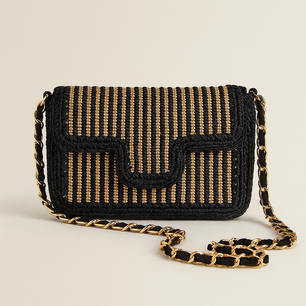Stripe Handbag
