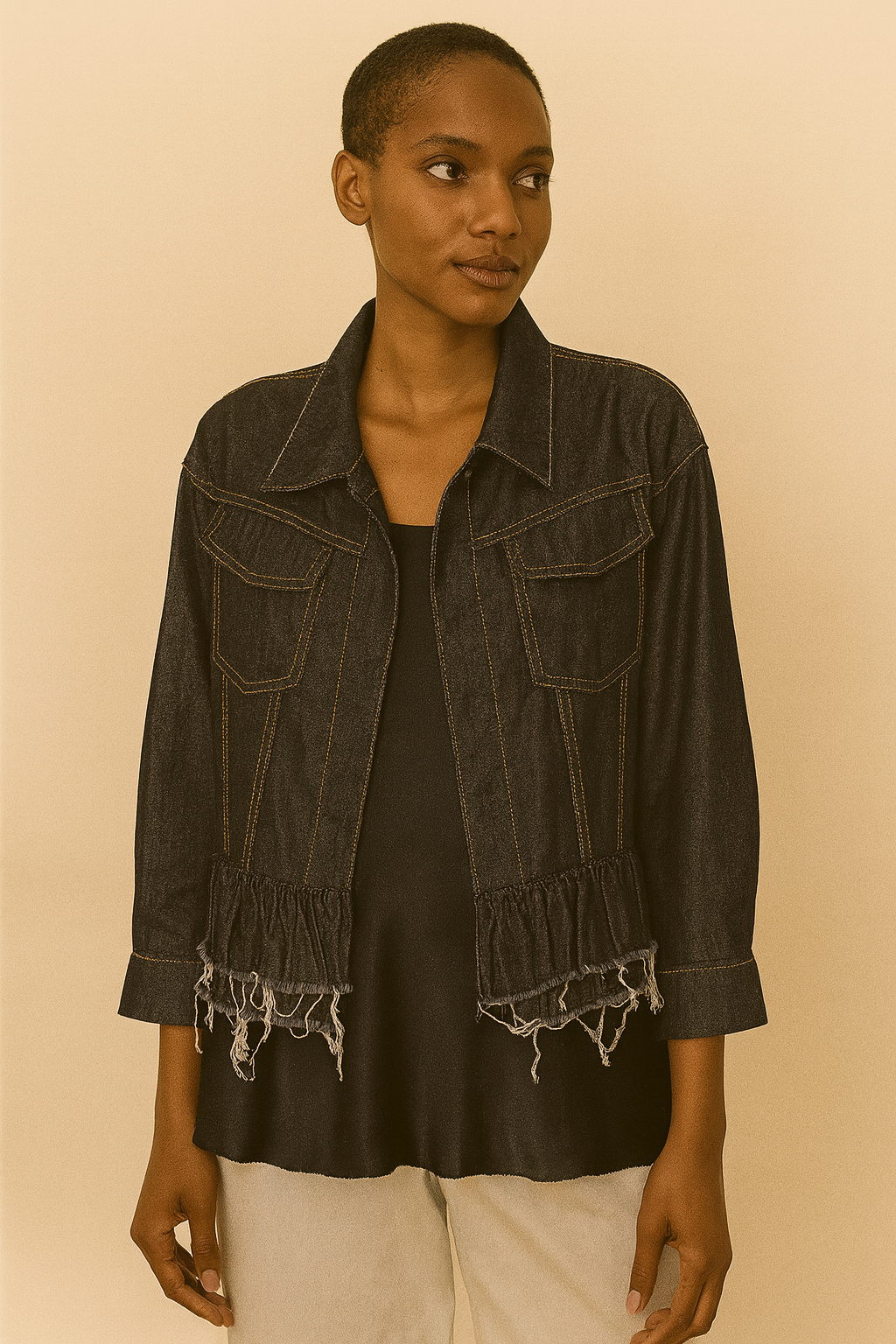 Denim Short Jacket
