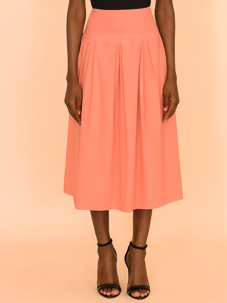 Poplin Yoke Skirt