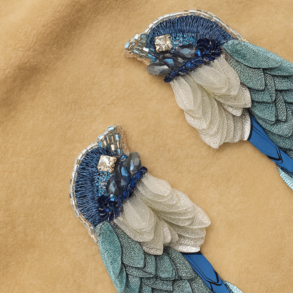 Robin Earrings Denim