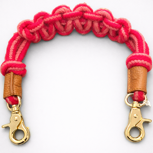 Short Macrame Bag Strap