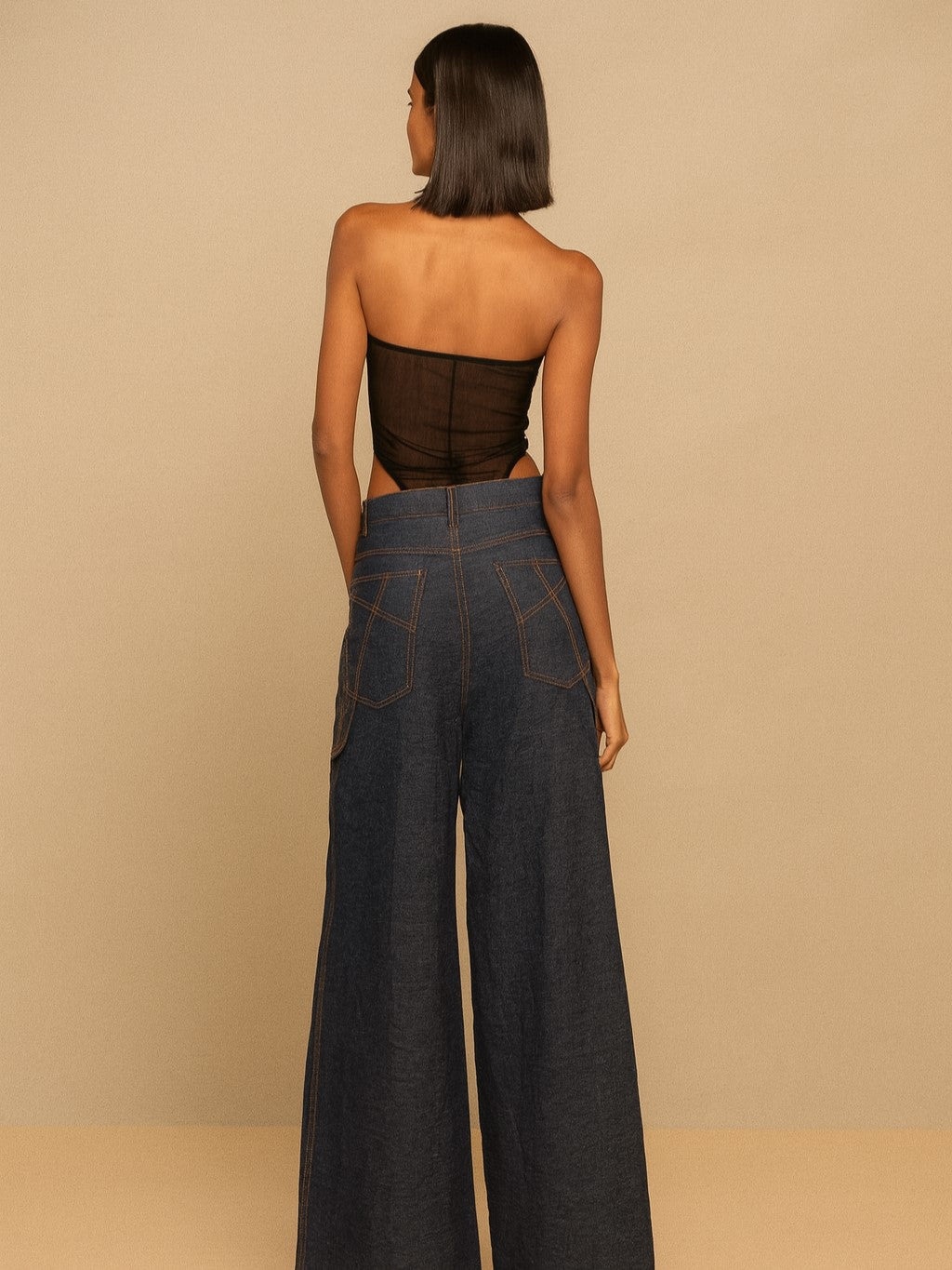 Hand-Embroidered Bodysuit