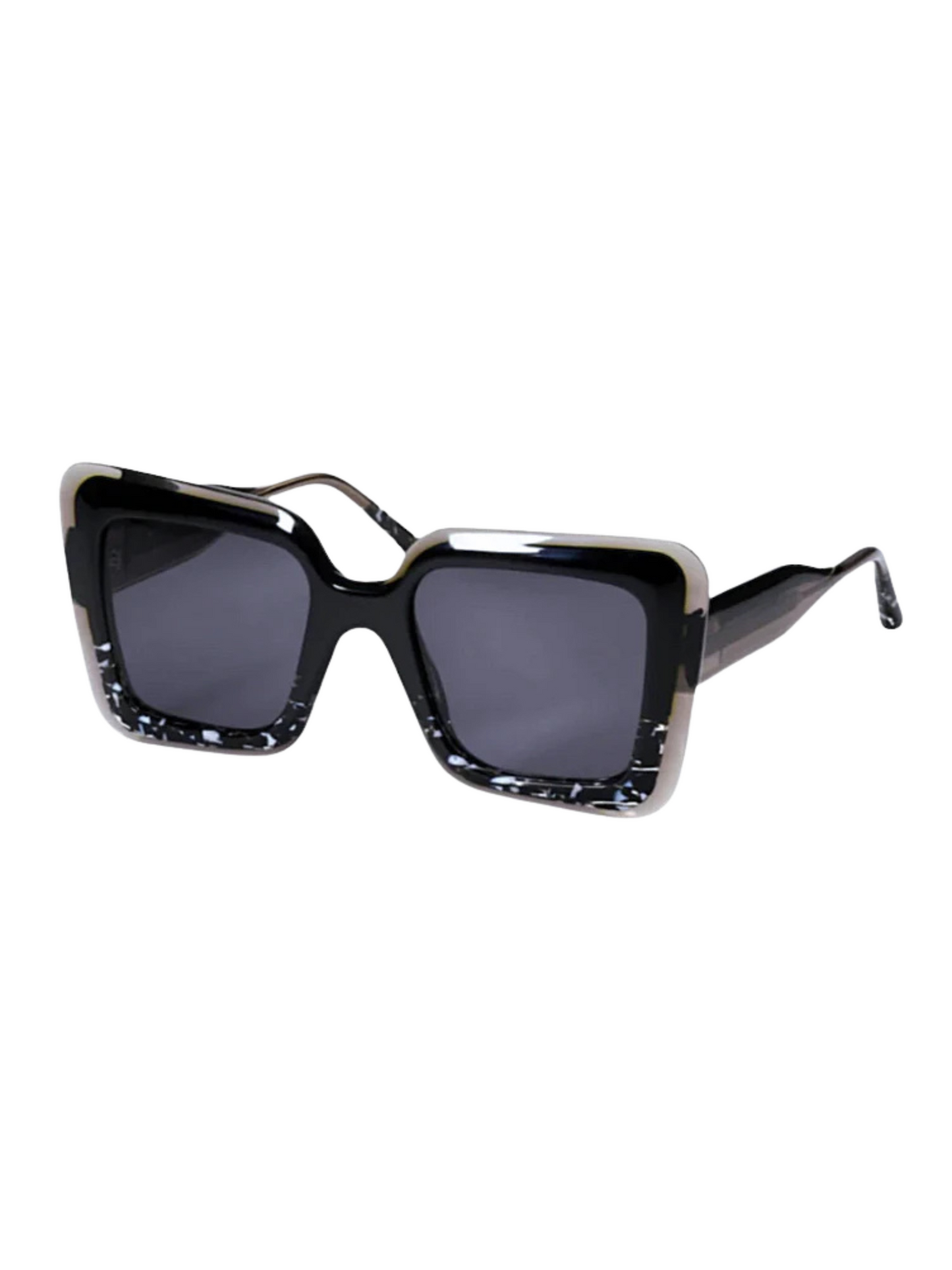Black cat-eye sunglasses