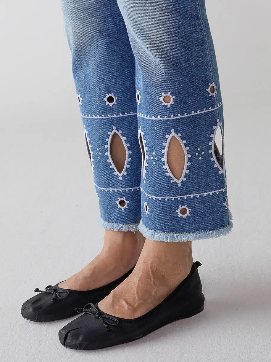 Cropped Denim Jeans