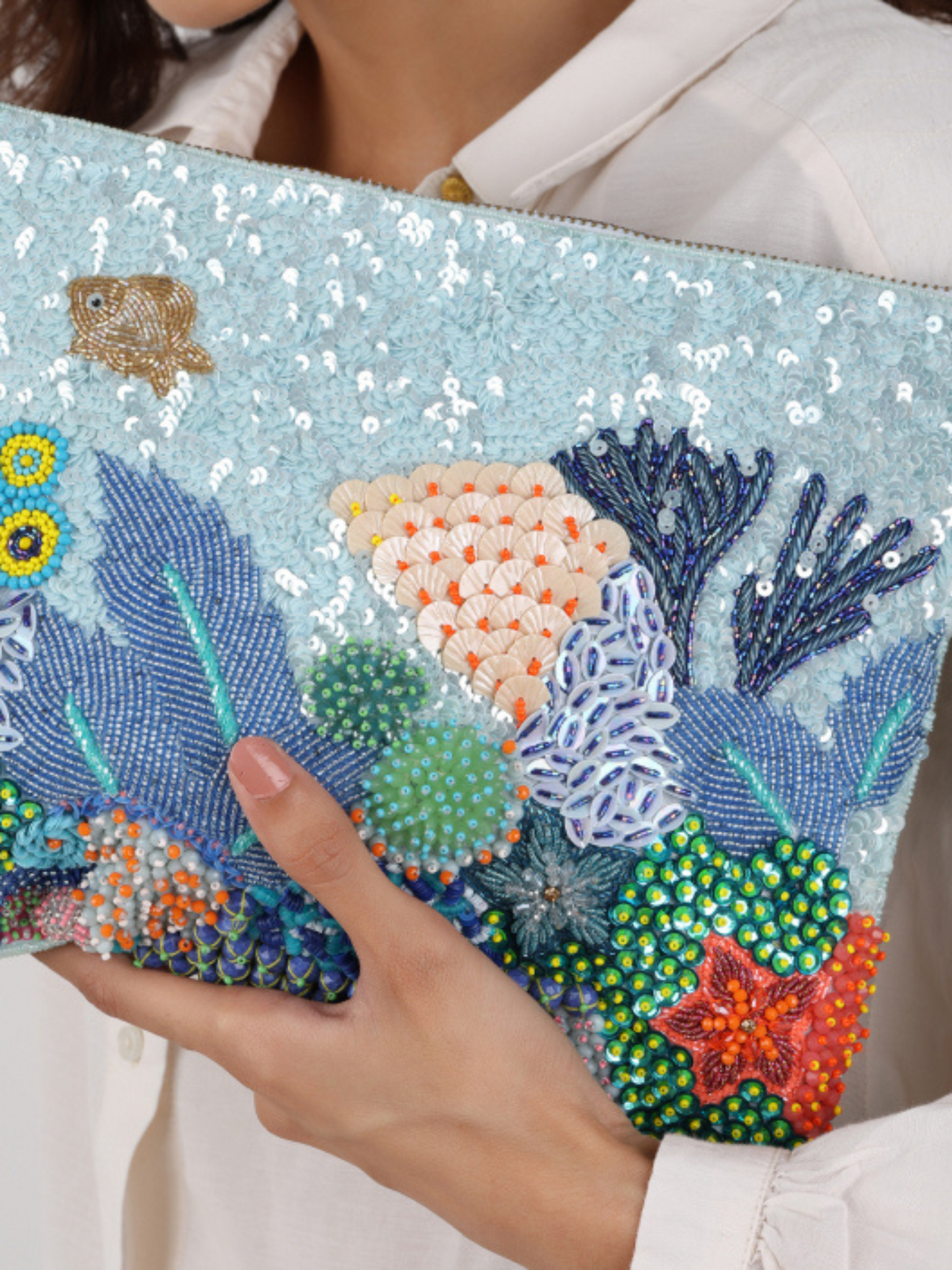 Under The Sea Sequin Pouch