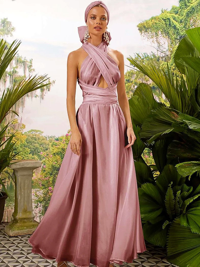 Silk Lily Maxi Dress
