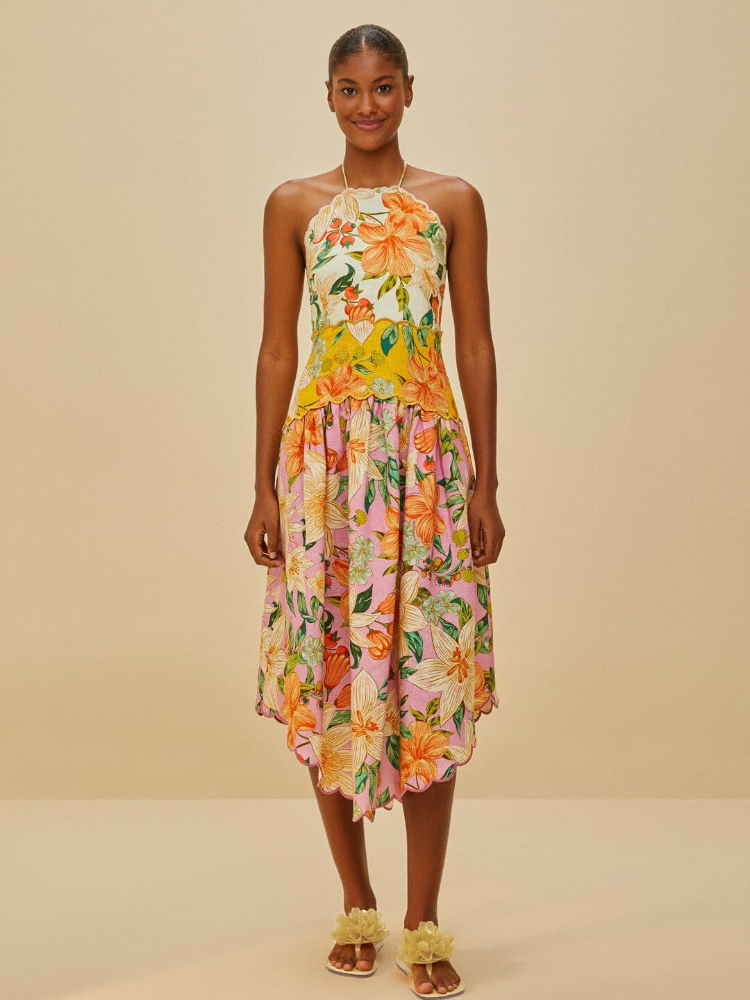 Guaragarden Sleeveless Midi Dress