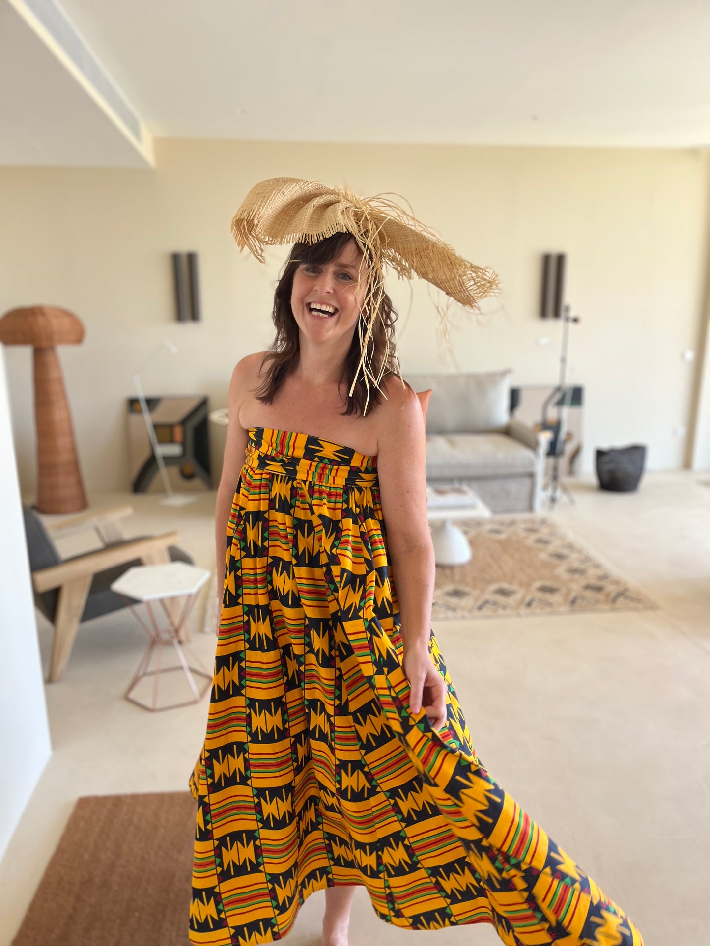 Maxi African Print skirt