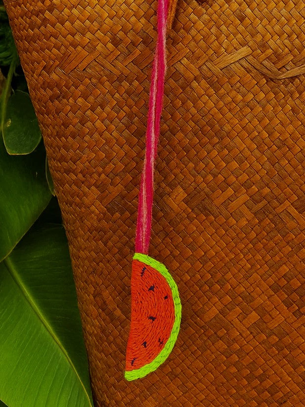 watermelon bag charm