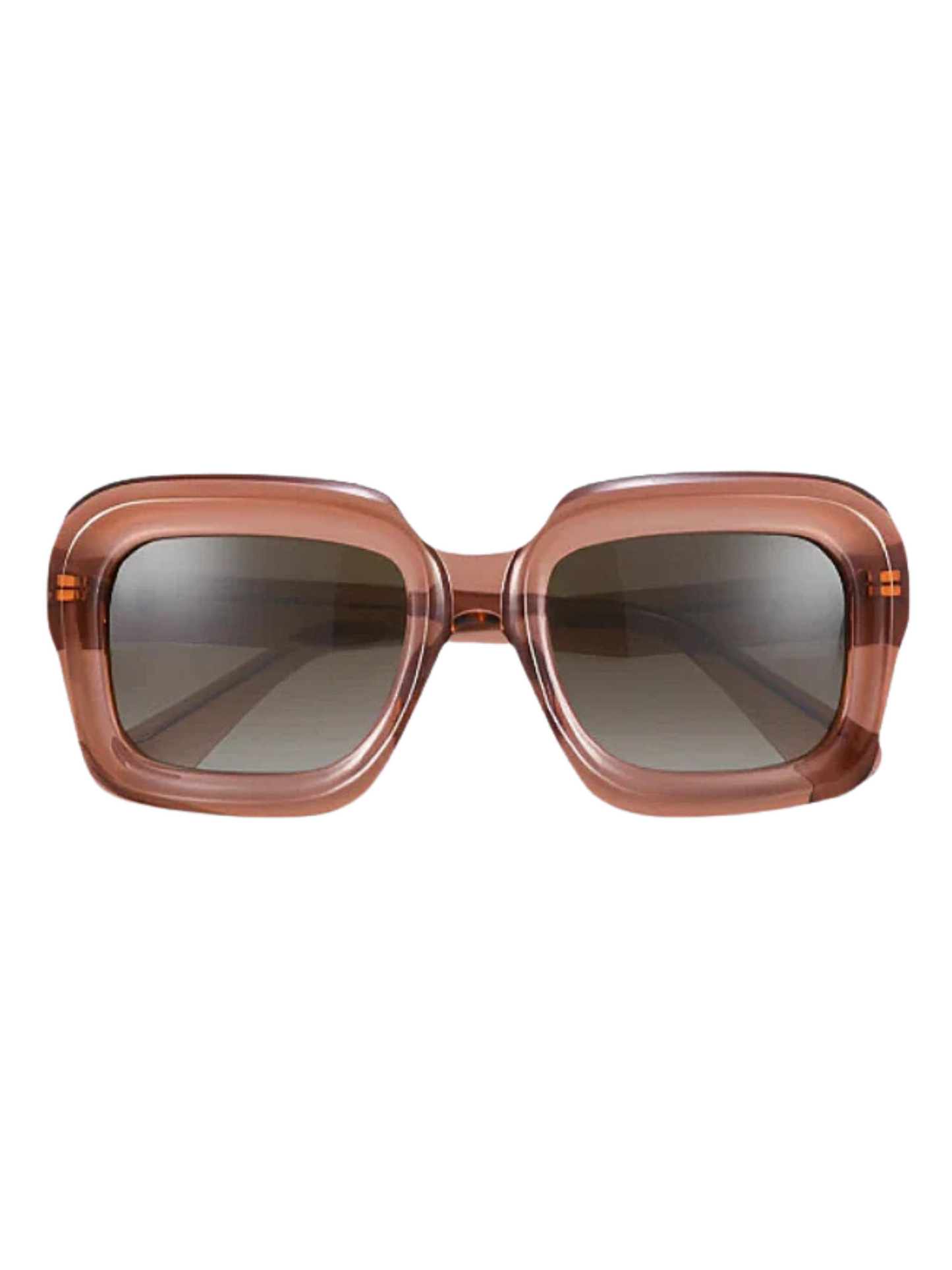 Sunglasses with brown gradient lenses