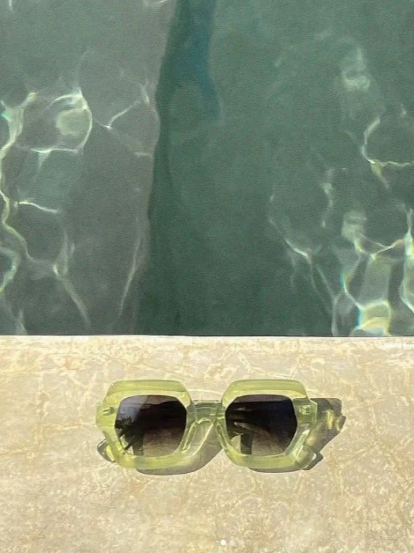 Green sunglasses