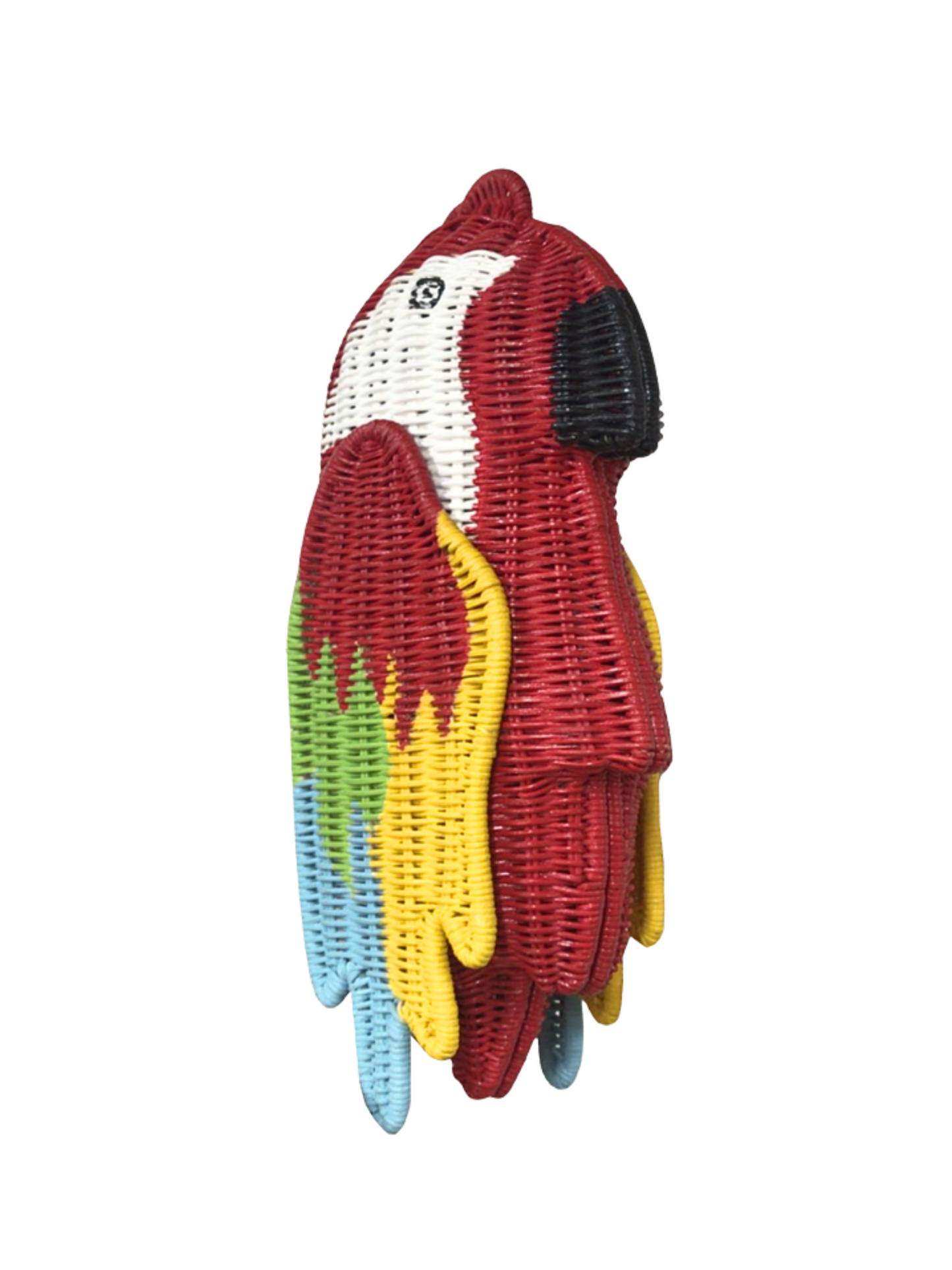 Woven parrot-shaped Clutch
