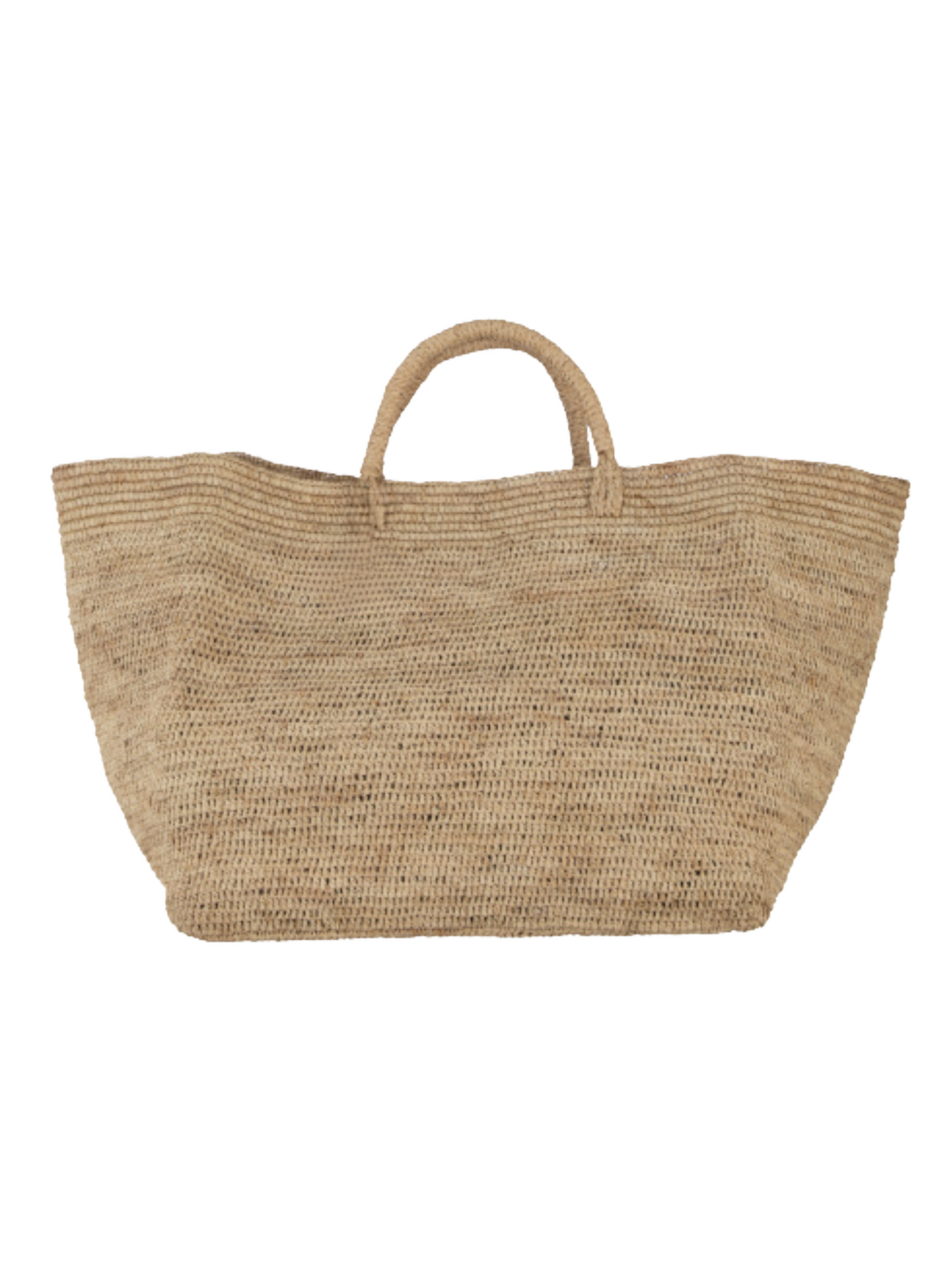 WOVEN RAFFIA MAXI BAG
