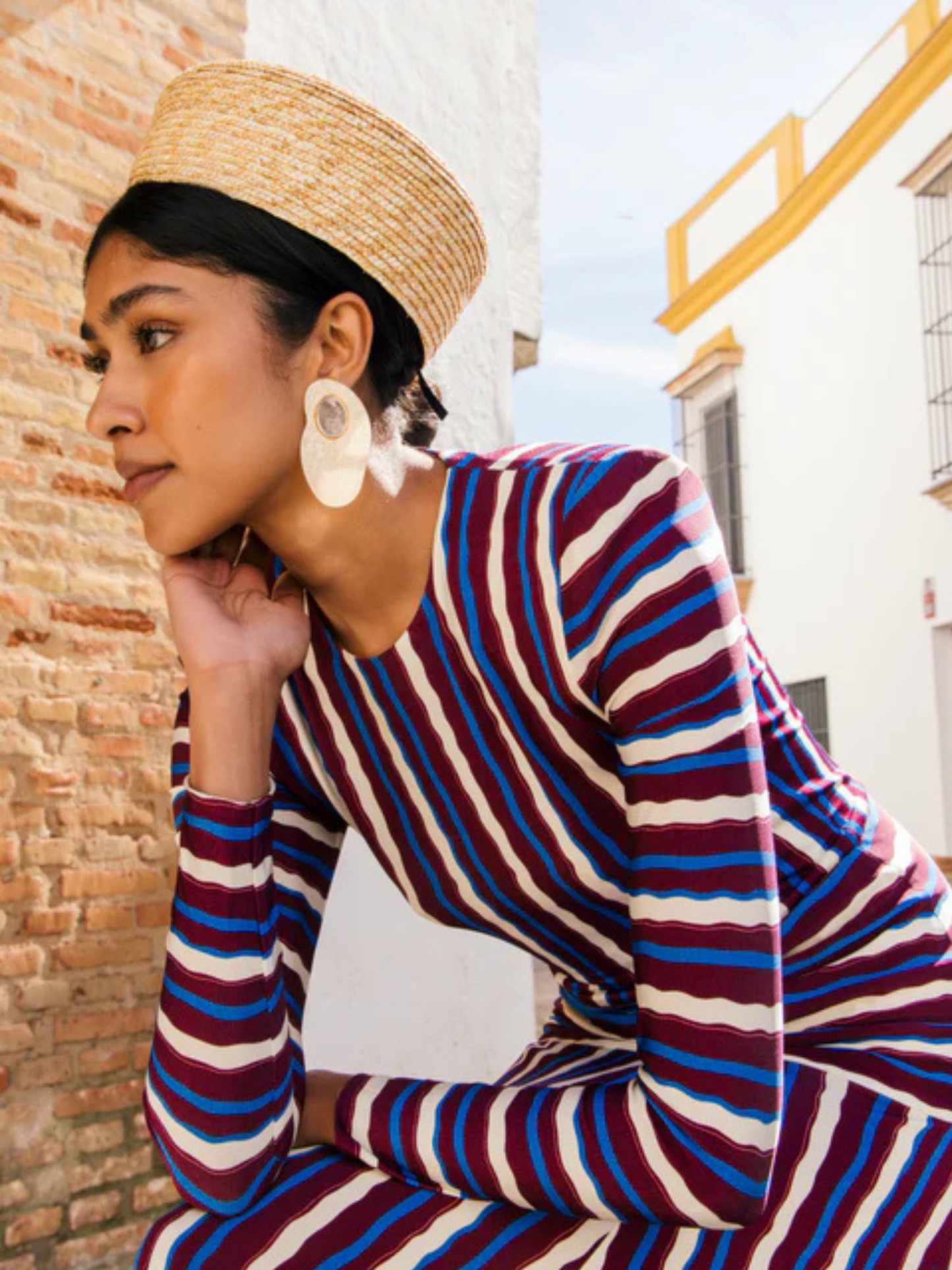 STRAW BERET
