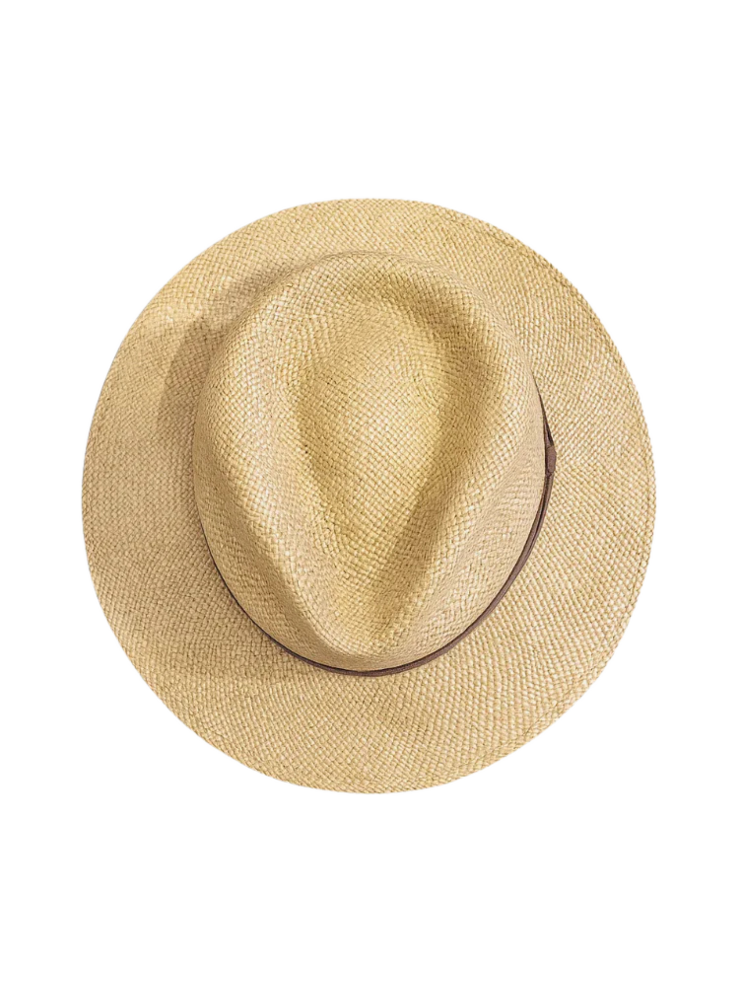 Beige straw hat