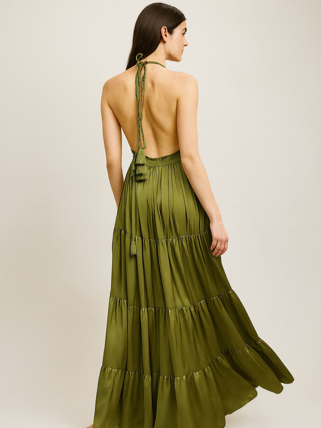 Silk Lily Maxi Dress