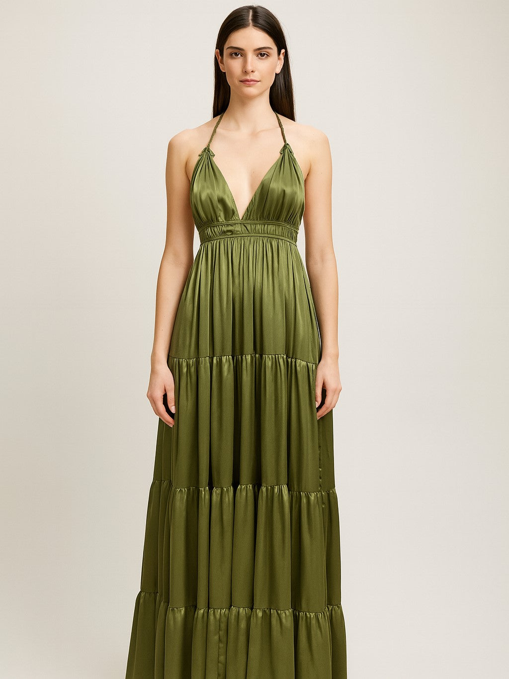 Silk Lily Maxi Dress