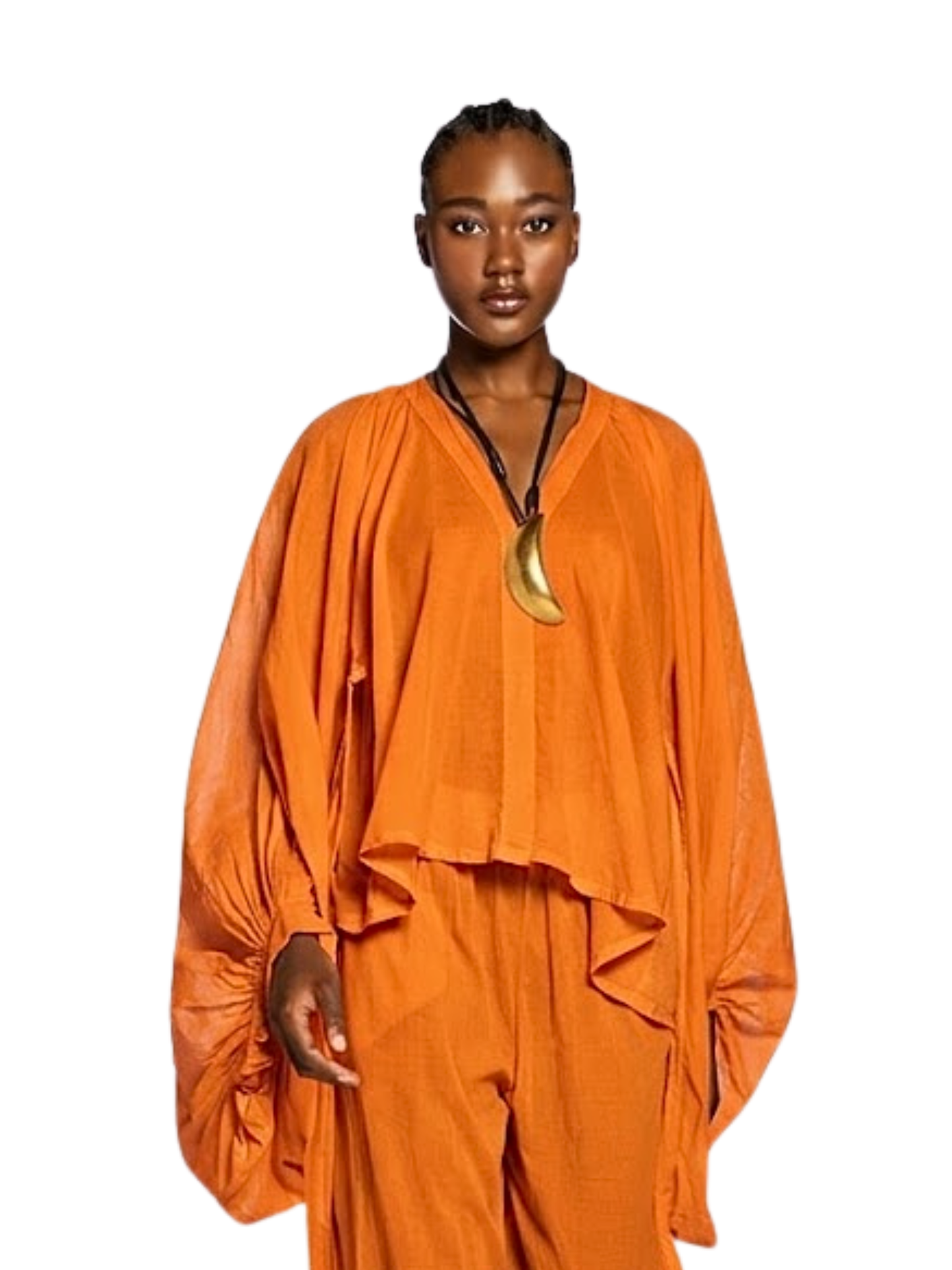 Shirt Extravagant Cropped Voile