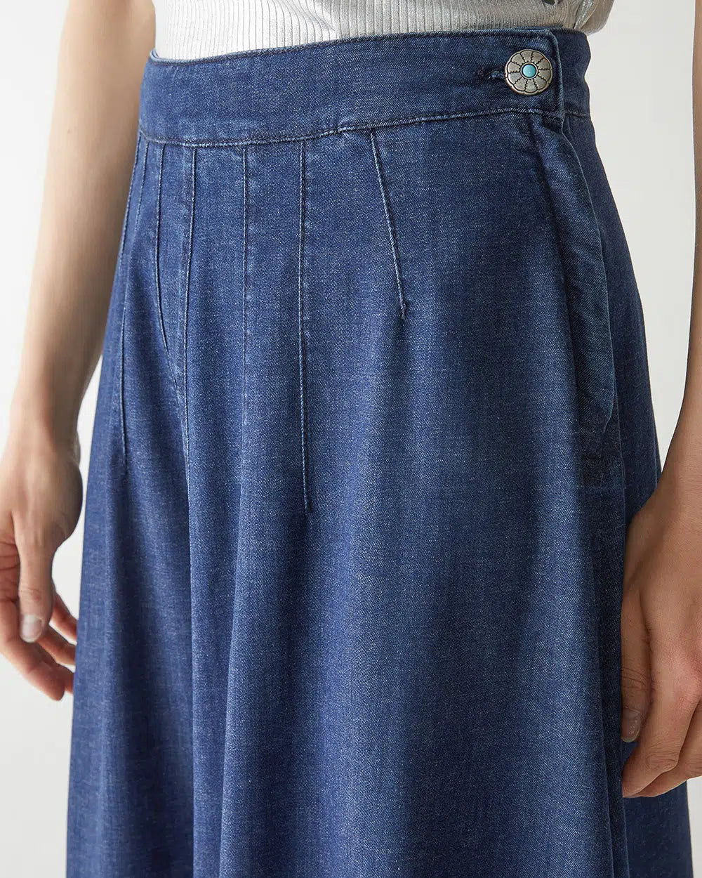 Denim A-Line Skirt