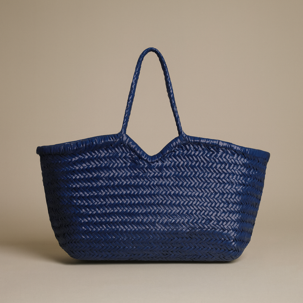 Woven Leather Tote