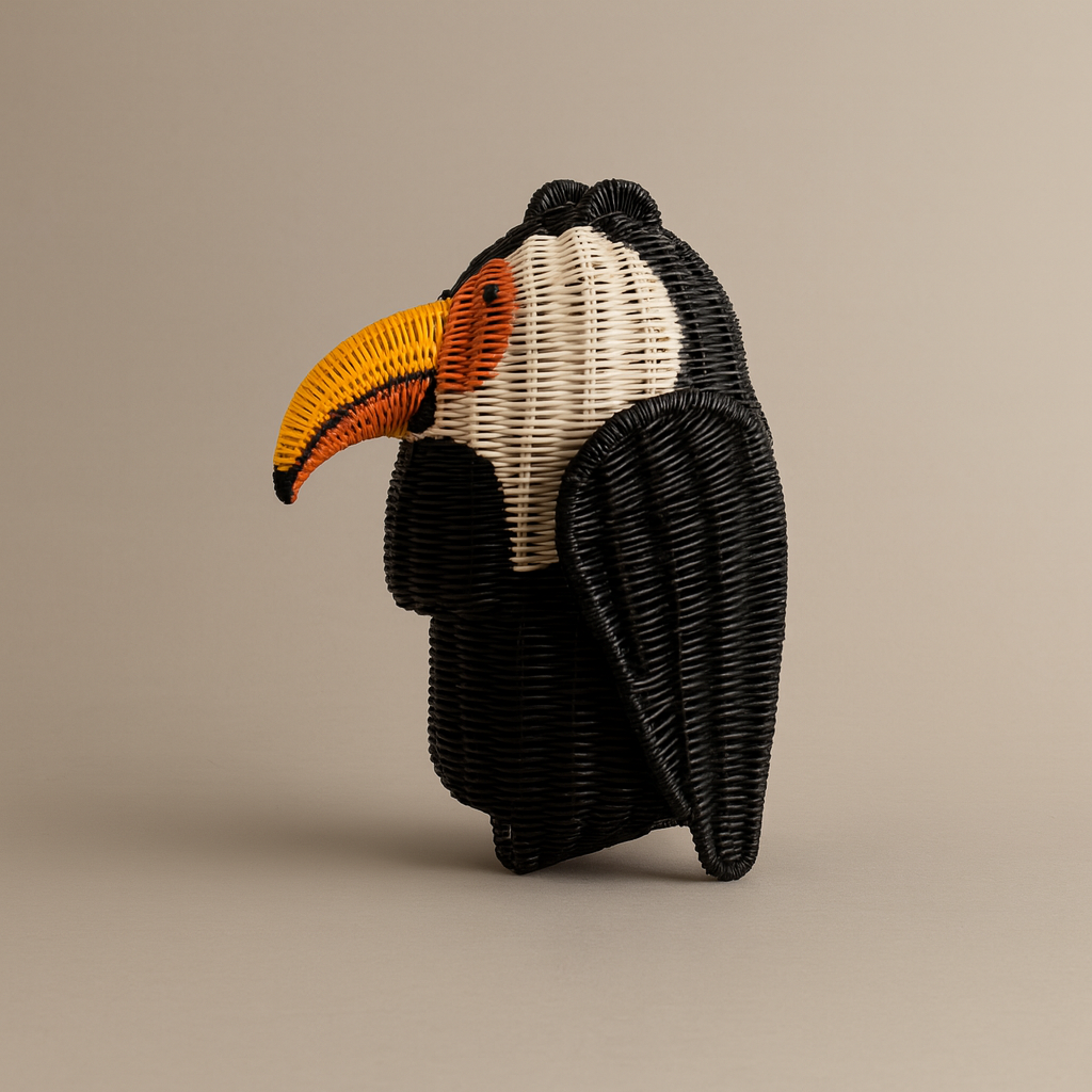 Toucan Wicker Bag
