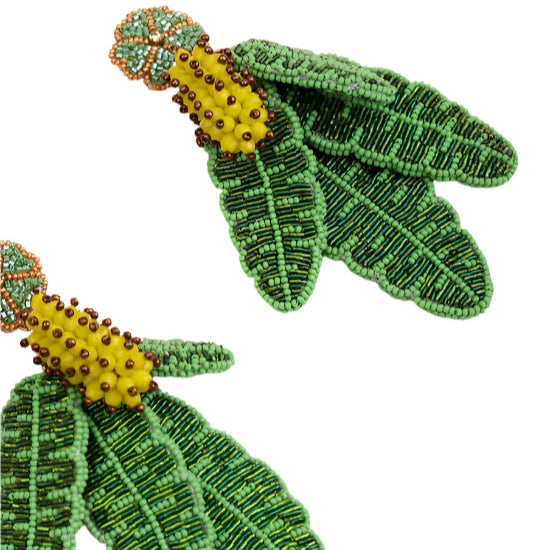 Banana Leaf Earrings