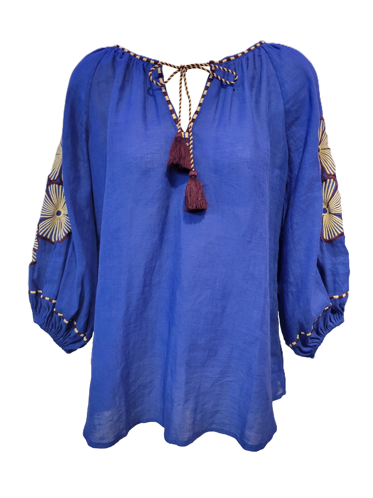 Stripe Flower Top