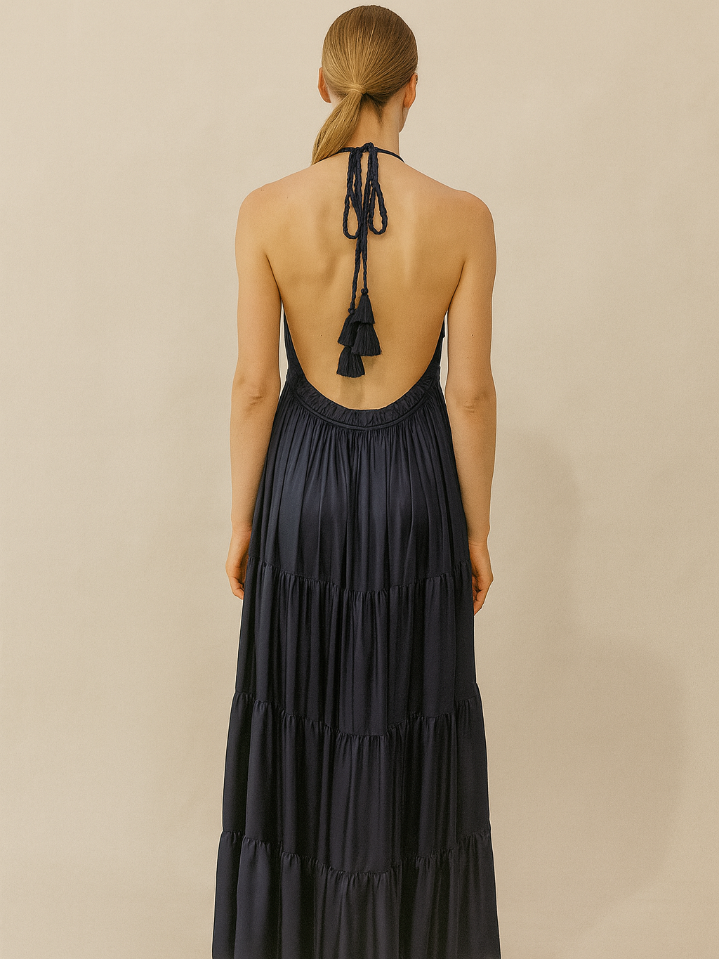 Silk Lily Maxi Dress