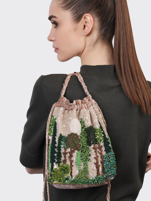 Enchanted Forest Bucket Bag