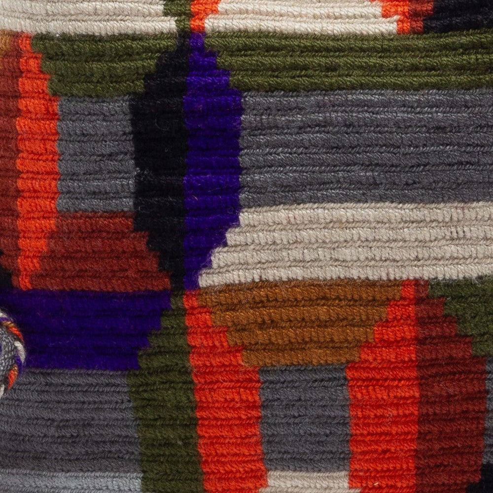 Handmade Medium Wayuu Barracuda Dark Grey