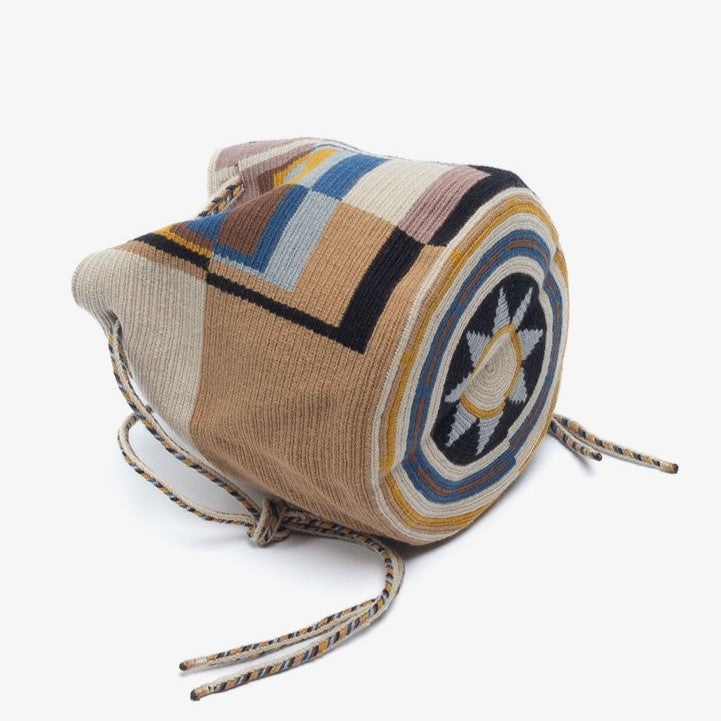 Handmade Medium Wayuu Ostrich Lavender