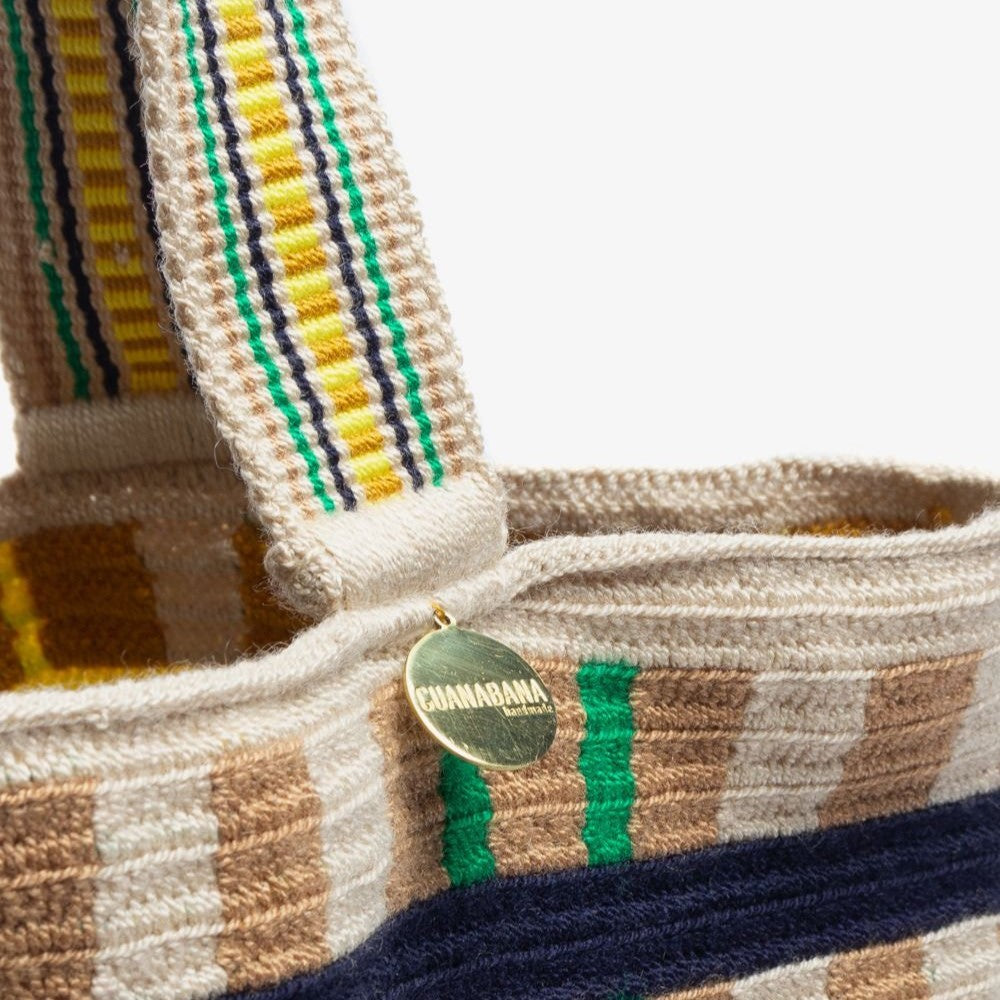 Wayuu Cala Tote Bag Falcon Yellow