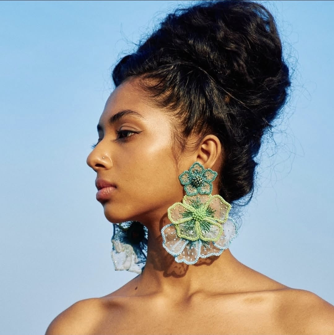 Maxi Peonie Earrings
