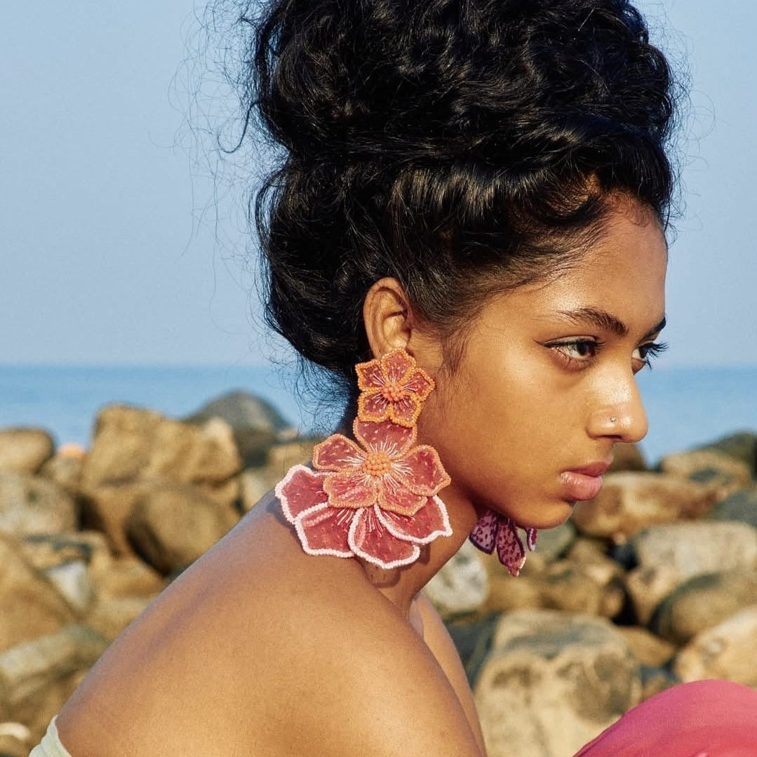 Maxi Peonie Earrings