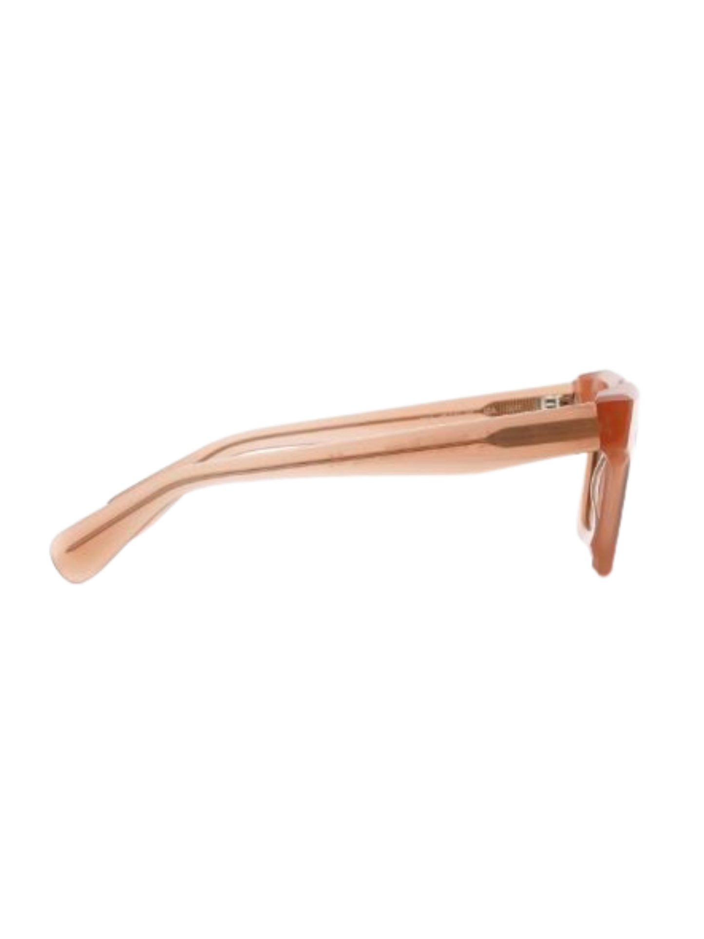Sunglasses with a pink frame and gradient lenses
